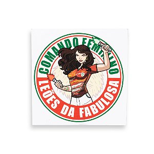 Adesivo Redondo Comando Feminino Sinalizador