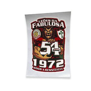 Adesivo Comemorativo 54 Anos Leões da Fabulosa