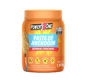 Pasta de Amendoim 1kg Tradicional Crocante - Power One