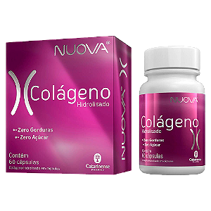 Nuova Colágeno Hidrolisado 60 Capsulas - Catarinense Pharma