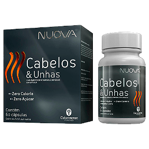 Nuova Cabelos e Unhas 60 Capsulas - Catarinense Pharma