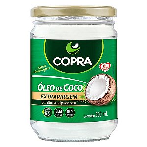Óleo de Coco Extra Virgem Vidro 500ml - Copra