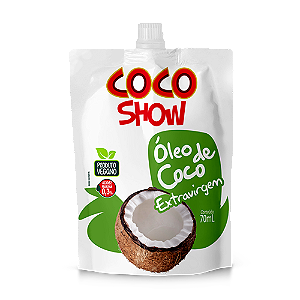 Óleo de Coco Extra Virgem Pouch 70ml - Coco Show