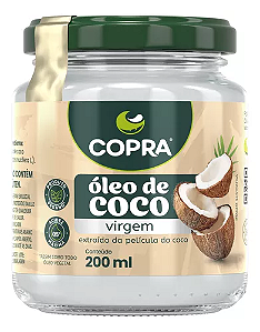 Óleo de Coco Virgem Vidro 200ml - Copra
