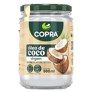 Óleo de Coco Virgem Vidro 500ml - Copra
