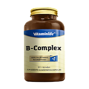 B Complex 100% IDR 90 Capsulas - Vitaminlife