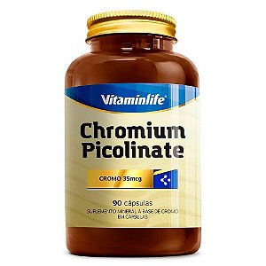 Picolinato de Cromo 250mcg 90 Capsulas - Vitaminlife