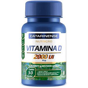 Vitamina D 2000 UI (30 cápsulas) Catarinense Pharma