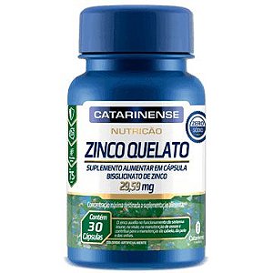 Zinco Quelato (30 Cápsulas) Catarinense Pharma