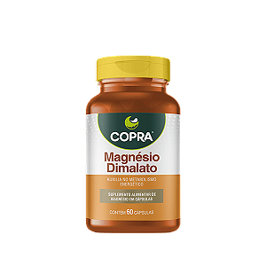 Magnésio Dimalato 800mg (60 cápsulas) - Copra
