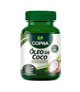 Óleo de Coco 1450mg 120 Cápsulas - Copra