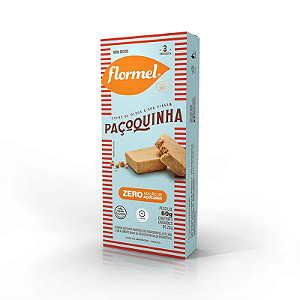 Paçoca Zero (Display c/ 3 unid. 20g) Flormel
