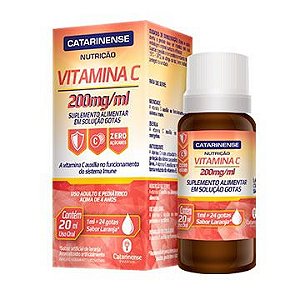 Vitamina C em gotas 200mg/ml (20 ml) Catarinense Pharma