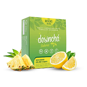 Desinchá (30 Sachês) Abacaxi com Limão siciliano - Desinchá