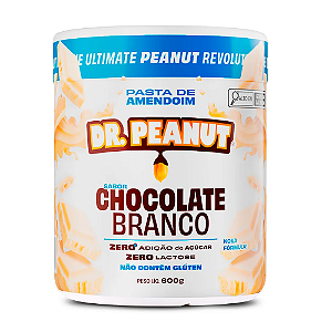 Pasta de Amendoim Gourmet 600g Chocolate Branco - Dr Peanut