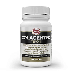 Colagentek Colageno Tipo 2 30 Cápsulas - Vitafor