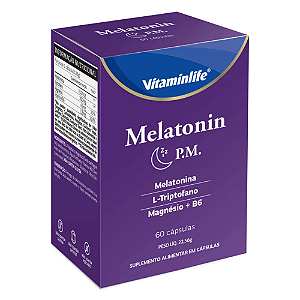 Melatonin P.M. 60 Cápsulas - Vitaminlife
