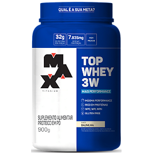 Top Whey 3W + Performance 900g - Max Titanium