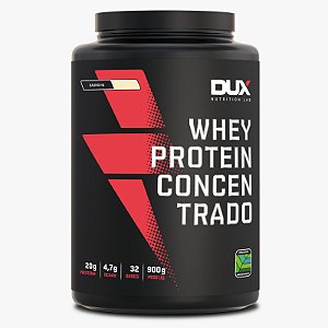Whey Protein Concentrado Pote 900g Bauniilha - Dux