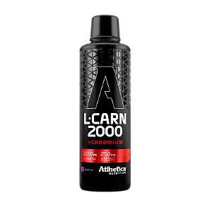 L-Carnitina 2000 +Chromium 480ml Sabor Uva - Atlhetica Nutrition