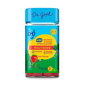 Multigood Multivitamínico Kids 60 Gomas Sabor Morango - Dr Good