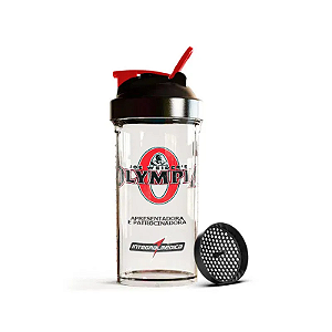 Coqueteleira Oficial Olympia Transparente 600ml - Integralmédica