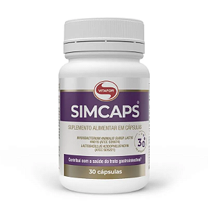 Simcaps Probióticos 400mg 30 Cápsulas - Vitafor