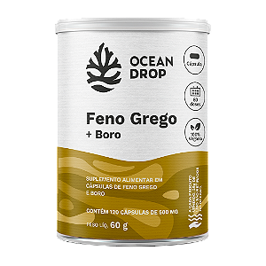 Feno Grego com Boro 500mg 120 Cápsulas - Ocean Drop