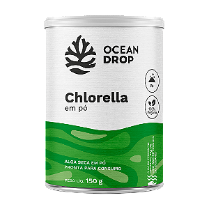 Chlorella em Pó 150g - Ocean Drop