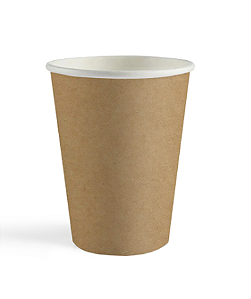 Copo de Papel Bio Kraft 500ml Bebidas Quente ou Fria c/100un