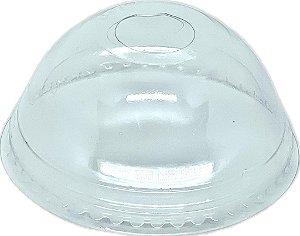 Tampa Bolha PET Com furo de 400ml e 500ml c/400un