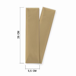 Sache de Talher em Kraft Liso sem impressão c/1000