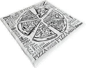 Papel Manteiga para Pizza 40x40 arte FATIAS c/1.000un