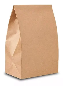 Saco Kraft Liso sem impressão chapa 29x17x33 c/200un