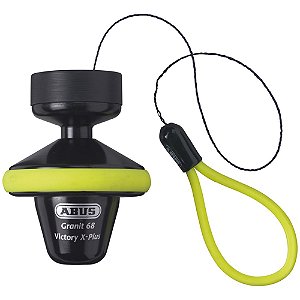 Trava De Disco Abus Granit Victory 68 Amarela Com Cordao