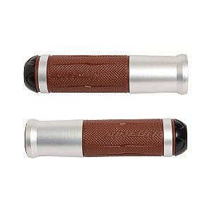 Manopla Circuit Silverstone Marrom/aluminio