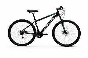 Bicicleta Cairu Aro 29 Lotus CXR 17.5 21V Alumínio Preto e Verde