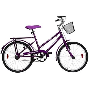 Bicicleta Cairu Aro 20 Genova Com Bagageiro E Cesta