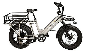 BICICLETA ELETRICA STREETGO S40 750WH Cinza e Preto