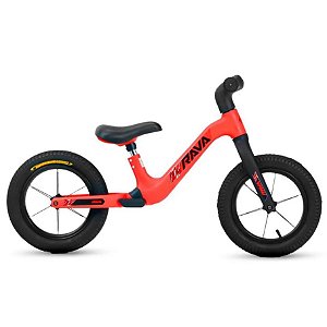Bicicleta De Equilíbrio Infantil JPP Rava Balance Buddy 2 Aro 12 Vermelho E Preto