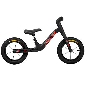 Bicicleta De Equilíbrio Infantil JPP Rava Balance Buddy 2 Aro 12 Preto E Vermelho