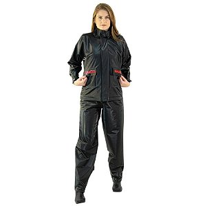 Conjunto Protercapas Capa De Chuva PVC Feminino Serrana G