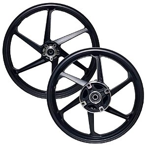 Aro Liga Leve BHD NXR160 Bros E XRE190 ESDD 2015 A 2024 Freio A Disco Mod 6 Pontas Preto