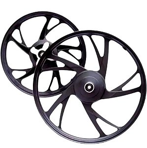 Aro Liga Leve BHD Pop 100 / Pop 110 / Pop 110i 2007 A 2024 Freio A Tambor Mod Pé Galinha Preto