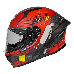 CAPACETE GP TECH PILOT STAR TREK FOSCO VERMELHO 58