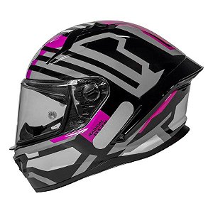 CAPACETE FEMININO GP TECH PILOT BLADE ROSA 58