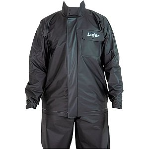 CONJUNTO CAPA DE CHUVA IMPERMEÁVEL PROTERCAPAS PVC LIDER P