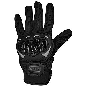 Luva Para Ciclista Atrox Simple Black Preto GG