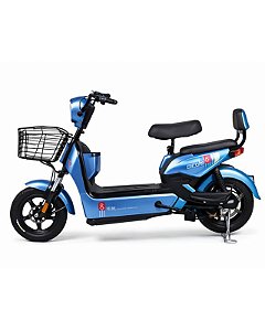 BICICLETA ELETRICA GICIN SK8 ARO 14 500WH 48V AZUL