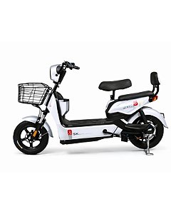 BICICLETA ELETRICA GICIN SK8 ARO 14 500WH 48V BRANCA